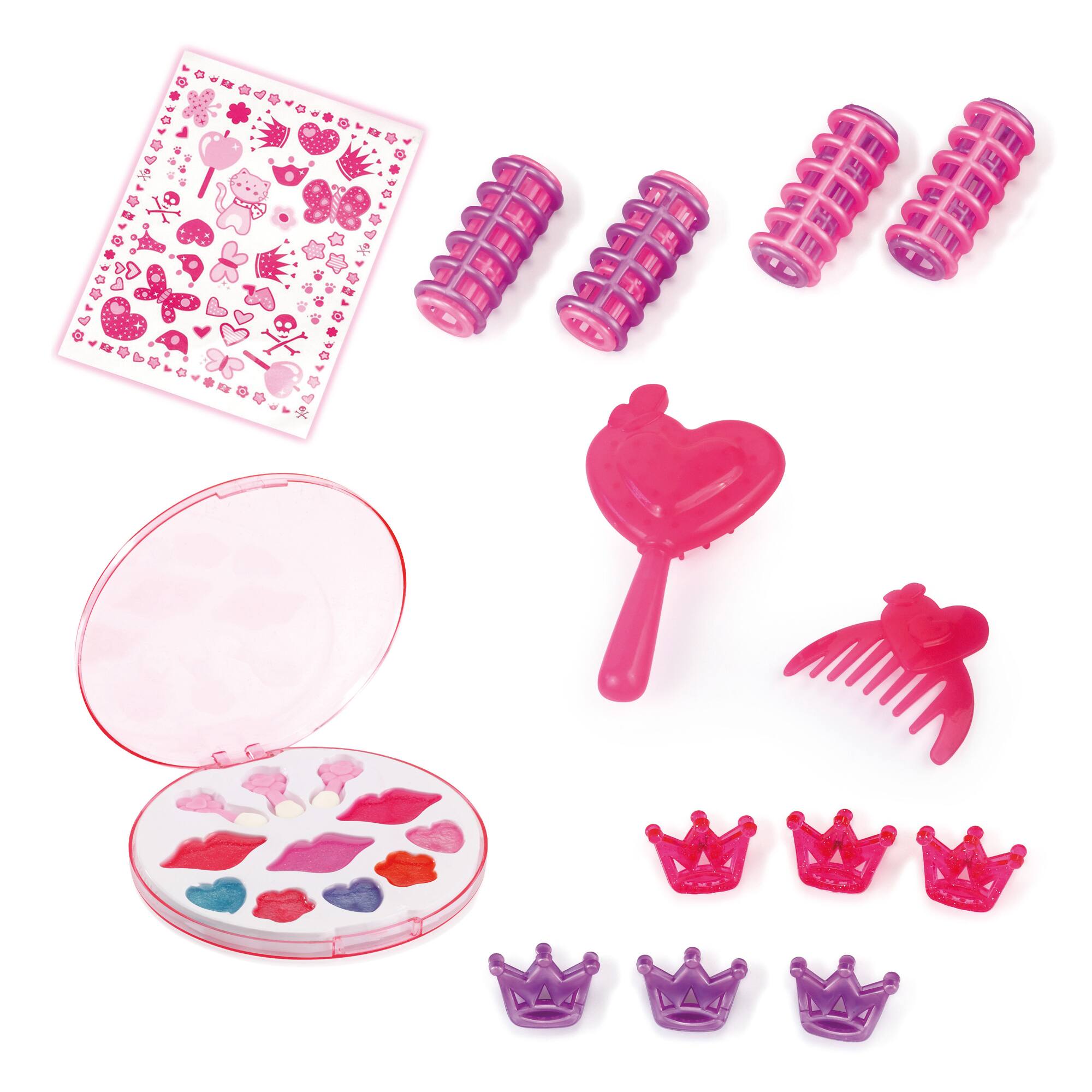 Bayer Design Charlene Super Model Haired Styling Head with Makeup